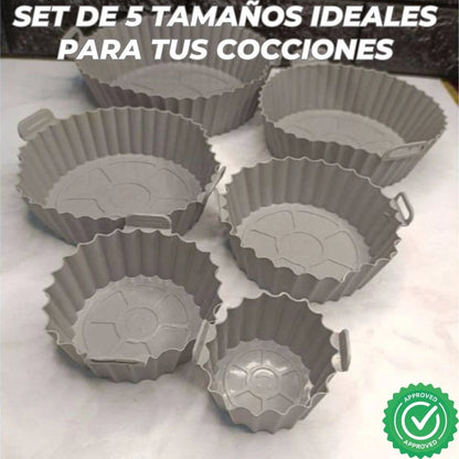 MOLDE SILICONA ECOFRY® (5 UNIDADES) + ENVÍO GRATIS