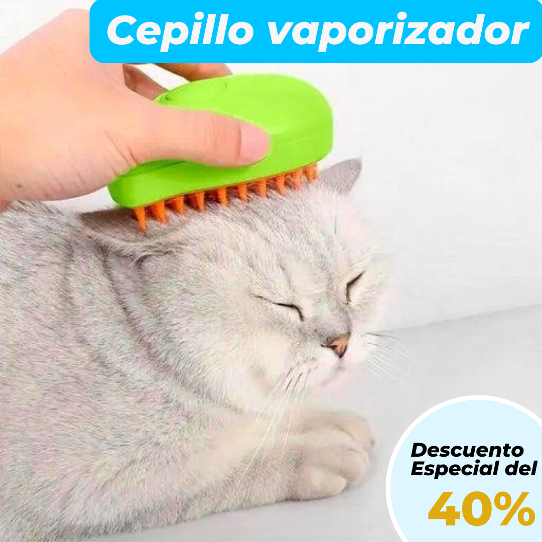 CEPILLO VAPORIZADOR MASCOTAS VAPORPET® + ENVÍO GRATIS