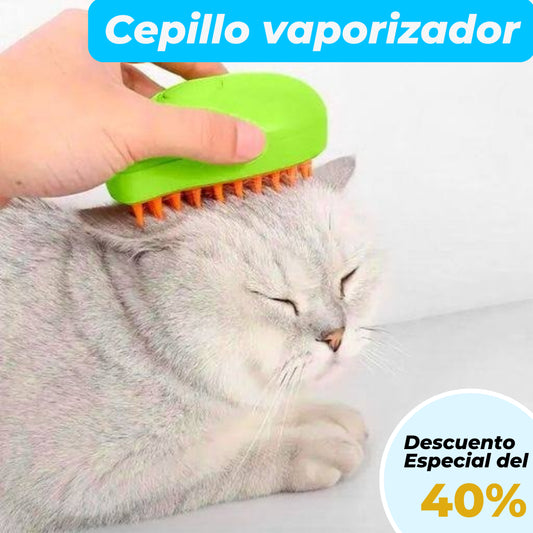 CEPILLO VAPORIZADOR MASCOTAS VAPORPET® + ENVÍO GRATIS