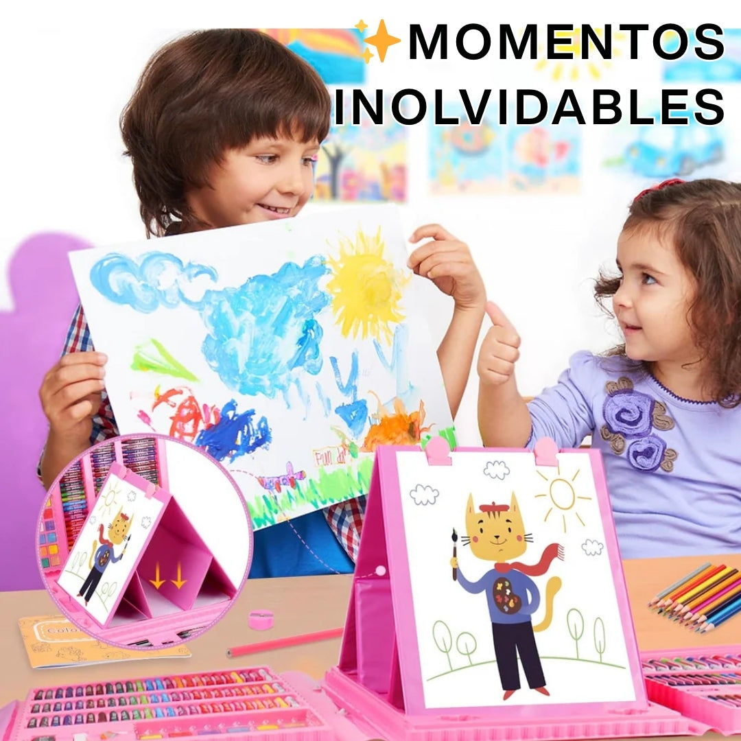KIT ARTÍSTICO PRISMA 208 PIEZAS | ESTIMULA LA IMAGINACIÓN ♥