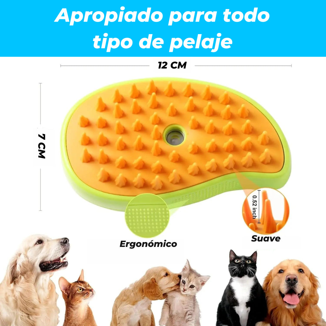 CEPILLO VAPORIZADOR MASCOTAS VAPORPET® + ENVÍO GRATIS