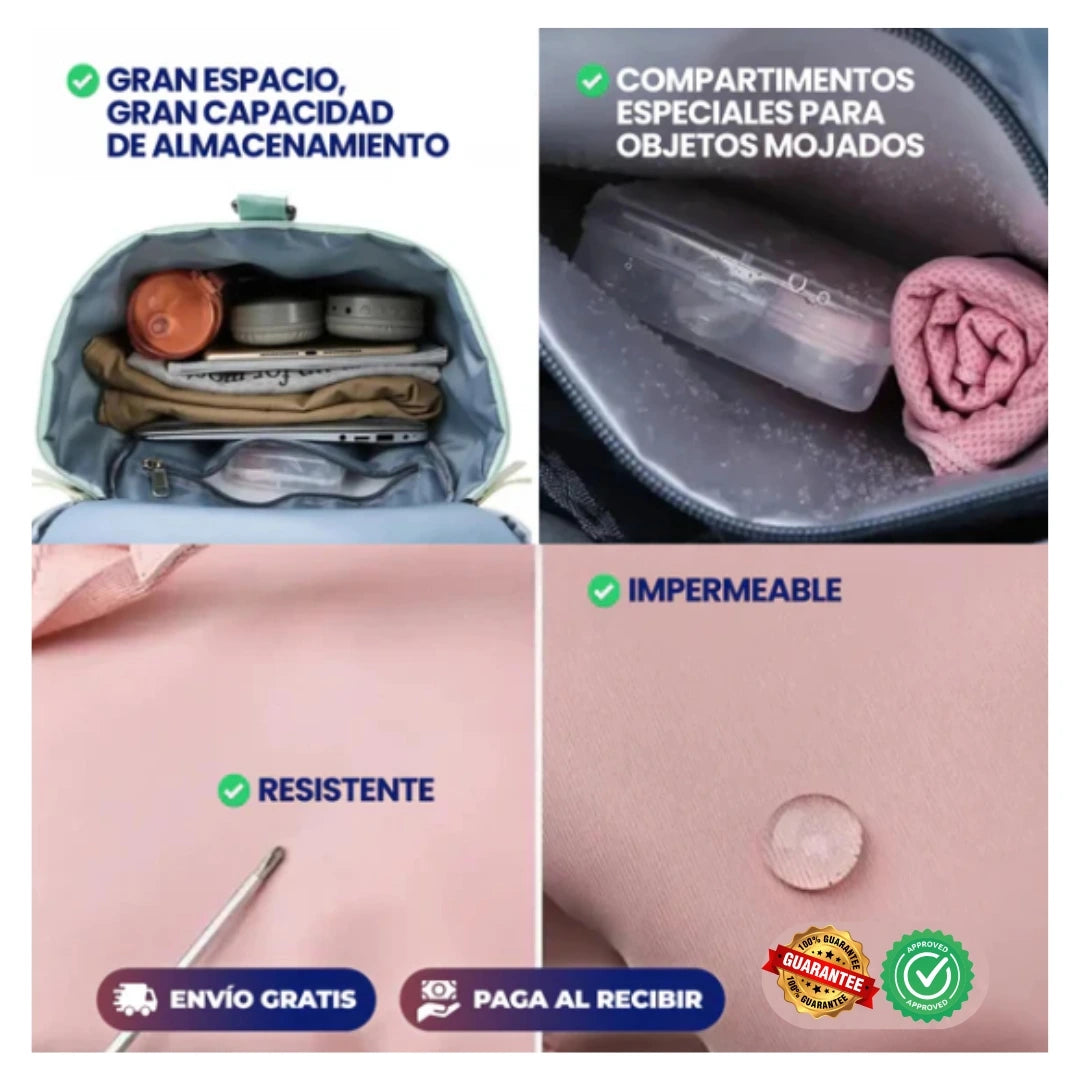 MOCHILA VIAJERA MULTIFUNCIONAL + ENVÍO GRATIS