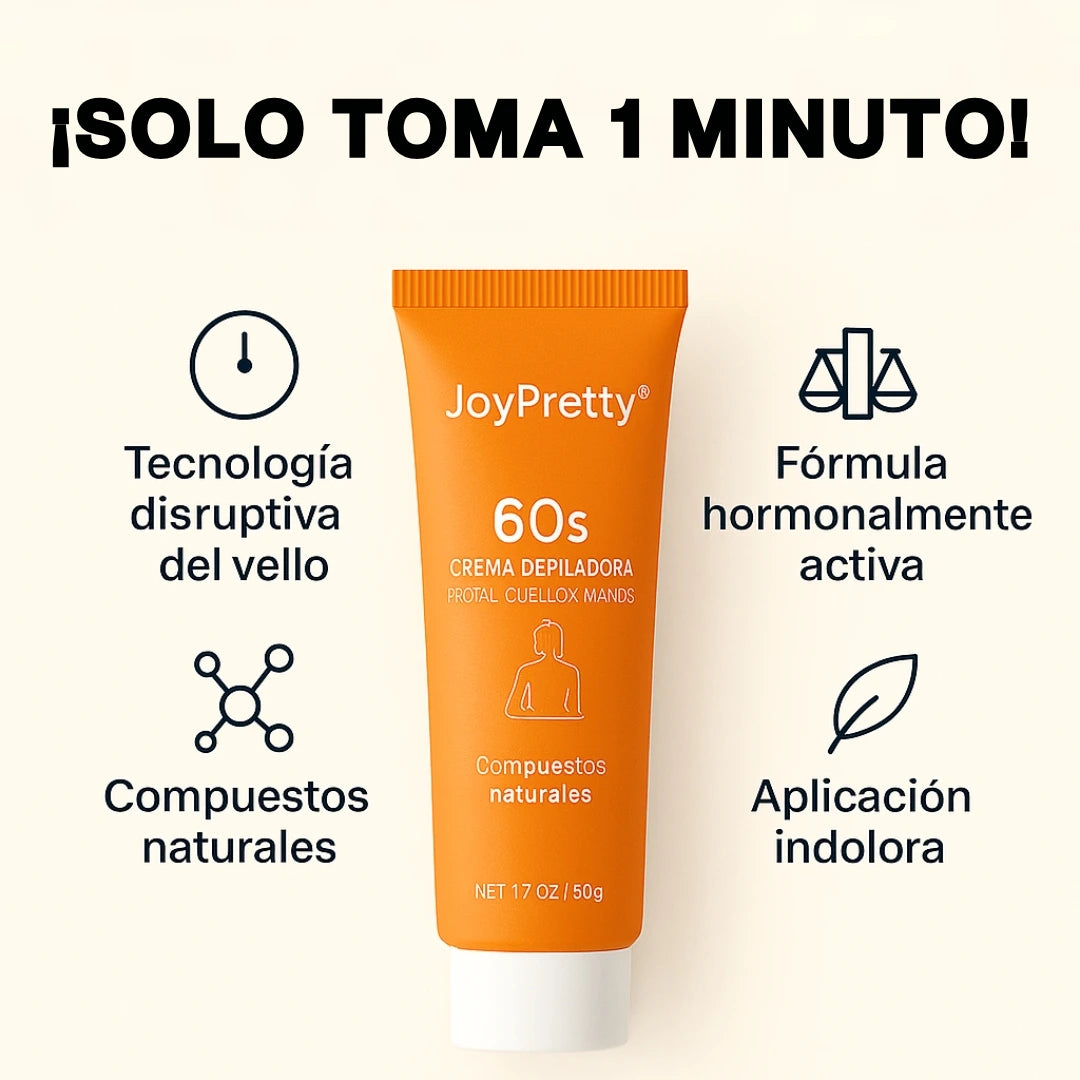 CREMA DEPILADORA JOYPRETTY | DISFRUTA TU PIEL