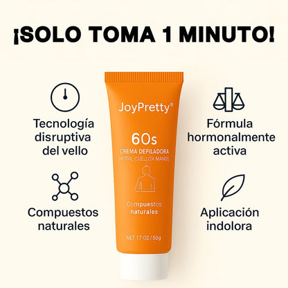 CREMA DEPILADORA JOYPRETTY | DISFRUTA TU PIEL
