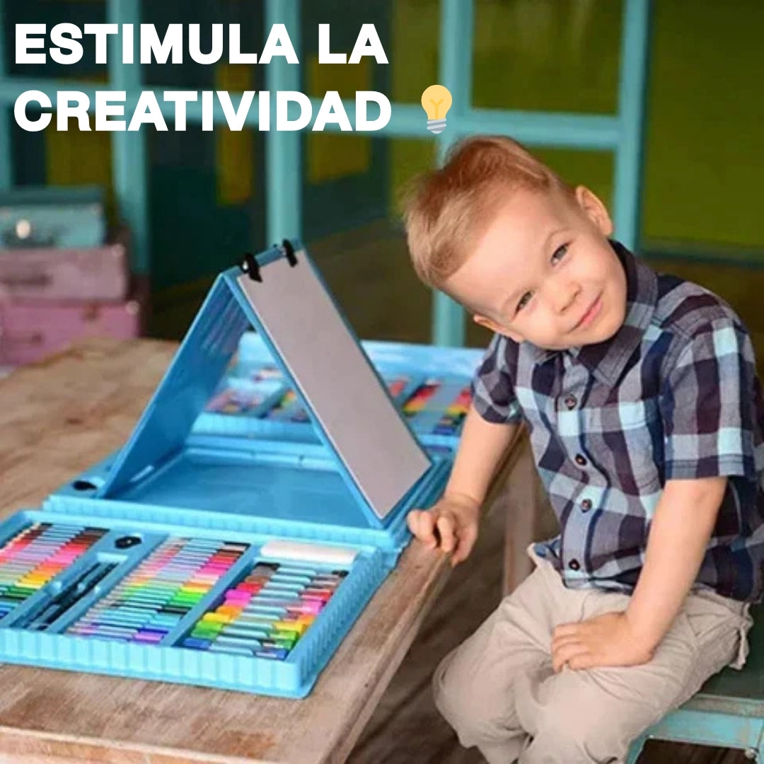 KIT ARTÍSTICO PRISMA 208 PIEZAS | ESTIMULA LA IMAGINACIÓN ♥