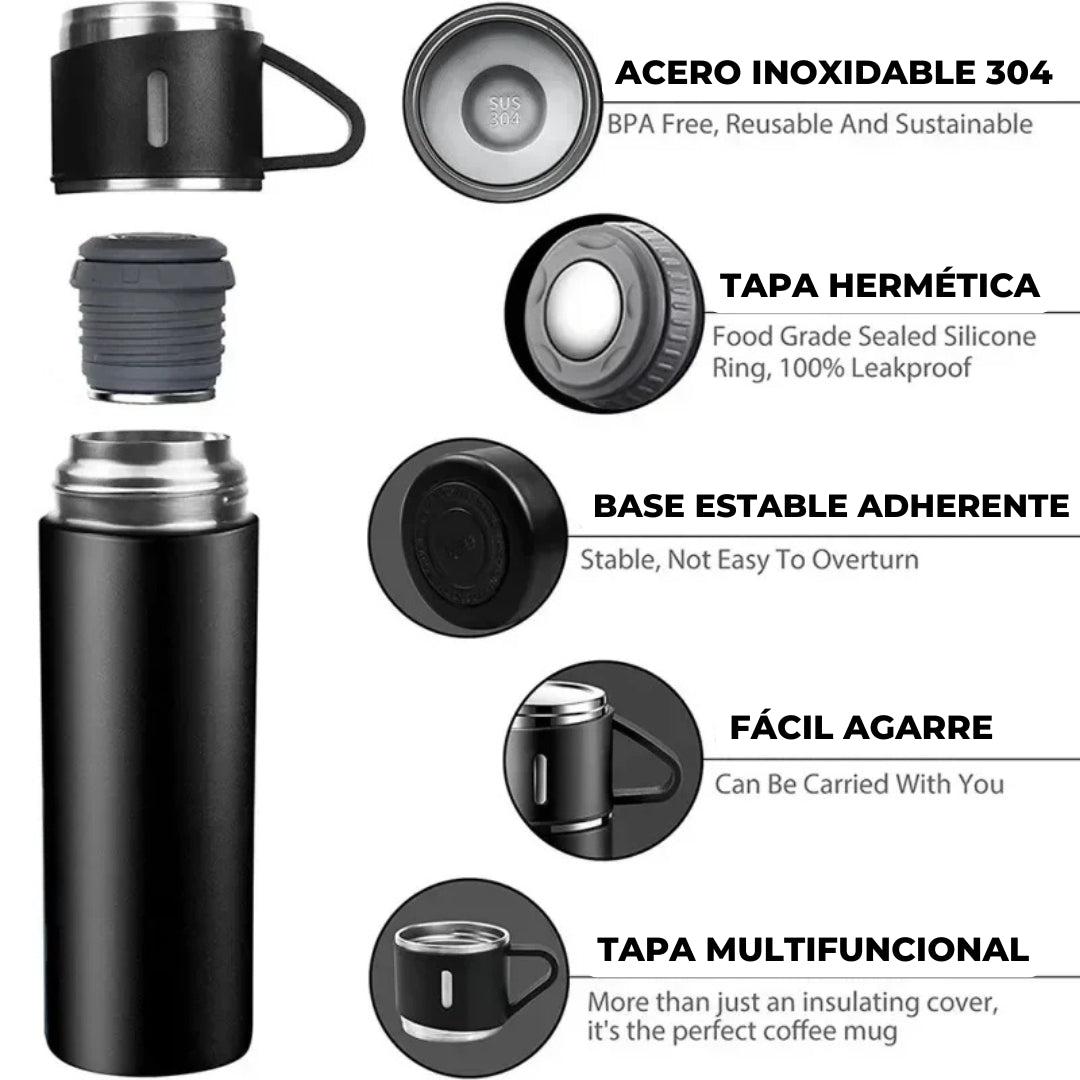TERMO VACUUM® + 2 POSILLOS | ENVÍO GRATIS