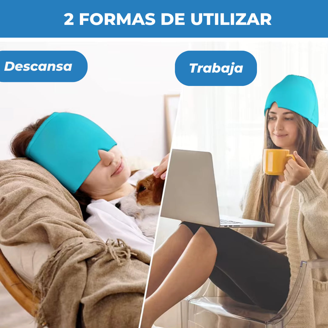 GORRO DE HIDROGEL RELIEVE® + ENVÍO GRATIS