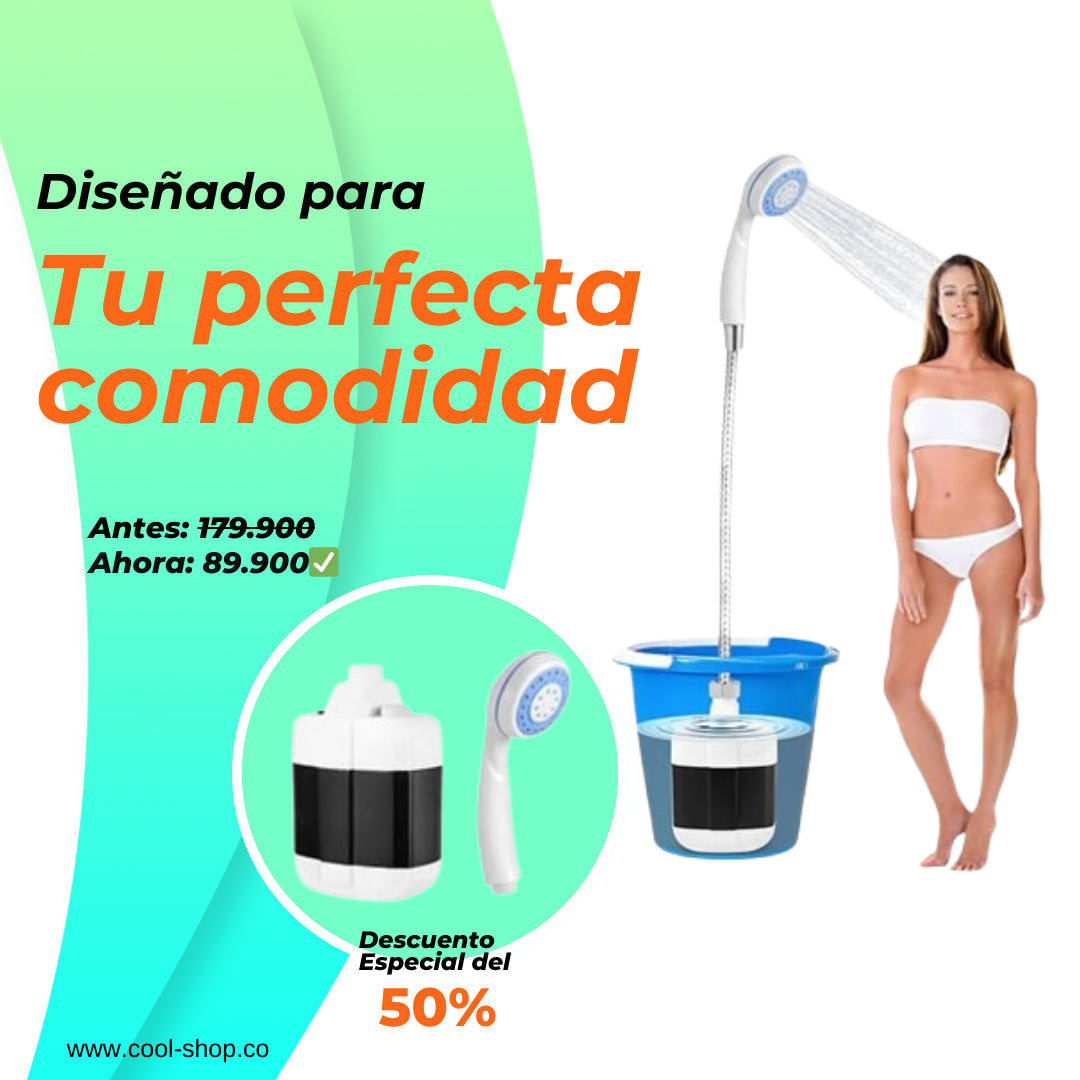 DUCHA PORTÁTIL AQUAGO + ENVÍO GRATIS
